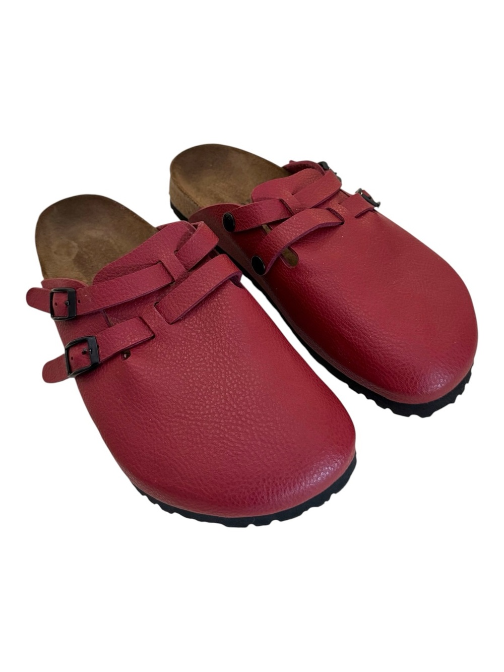 Birki’s by Birkenstock Camden Red Leather Clogs EU 40 US 9